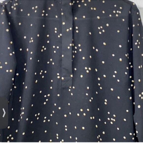 H&M Polka Dot Black & Cream Blouse(Size 4) - Picture 5 of 5
